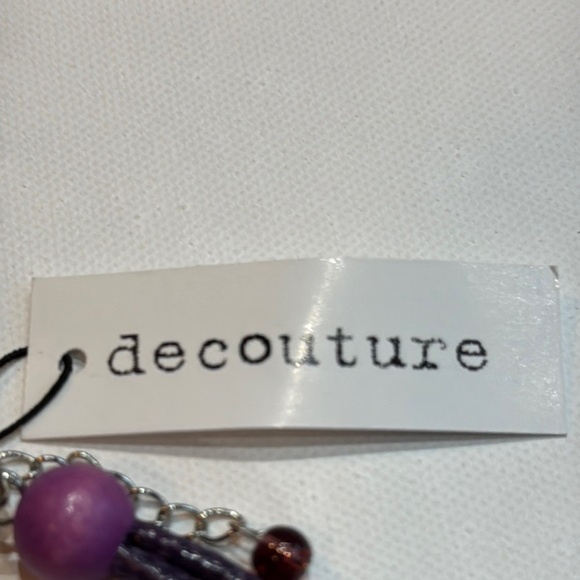 decouture Abstract Multicolor Pendant Statement Necklace - Picture 3 of 10